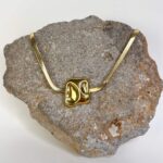 Asimetrik Formlu Çelik Kolye