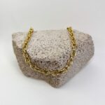 Gold Oval Zincir Kolye