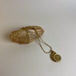 Sarmal Formlu Altın Kaplama Çelik Kolye